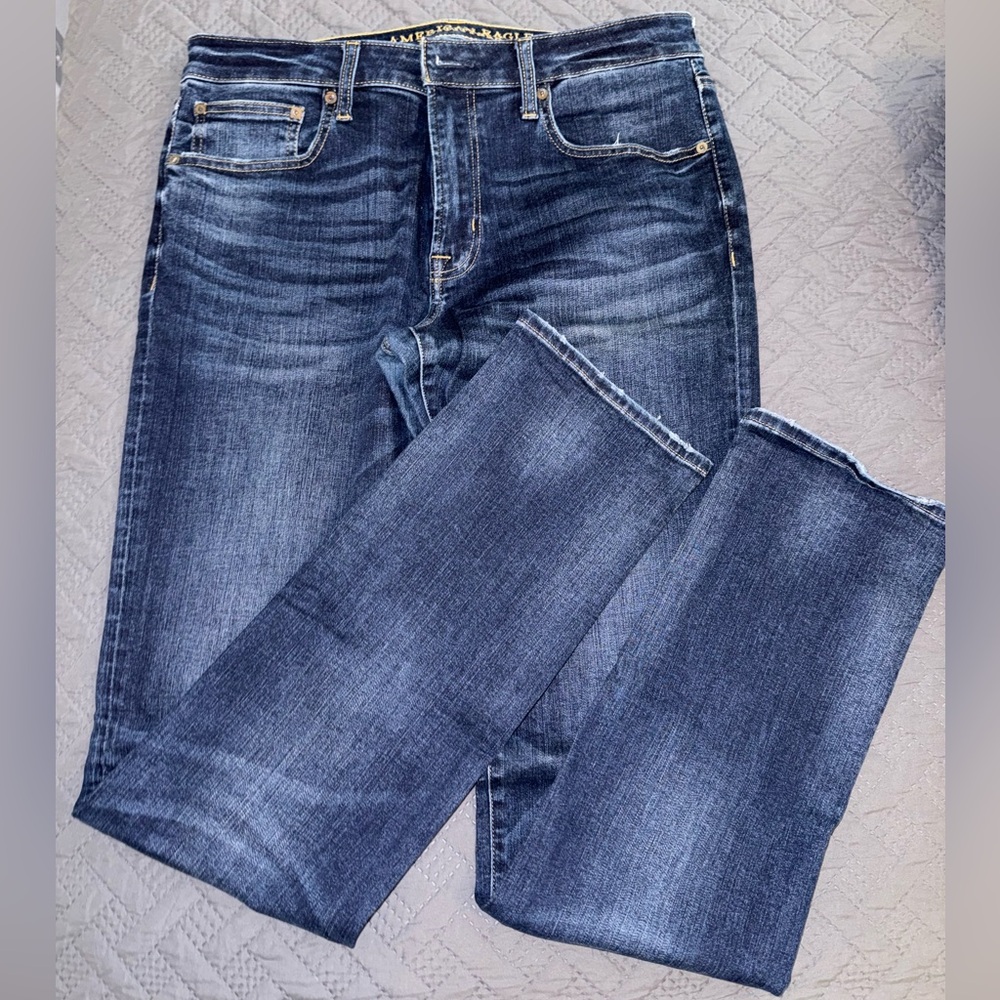 American Eagle Outfitters Men’s Dark Wash Straight Jeans
